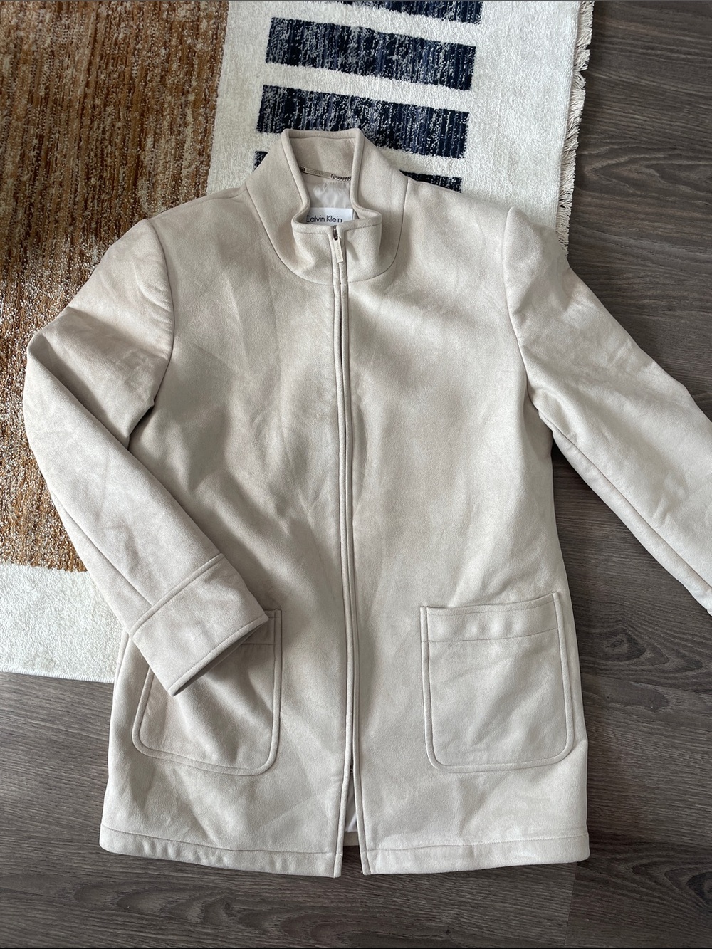 Calvin Klein faux suede jacket